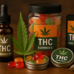 Image of jars and cans with hemp inside